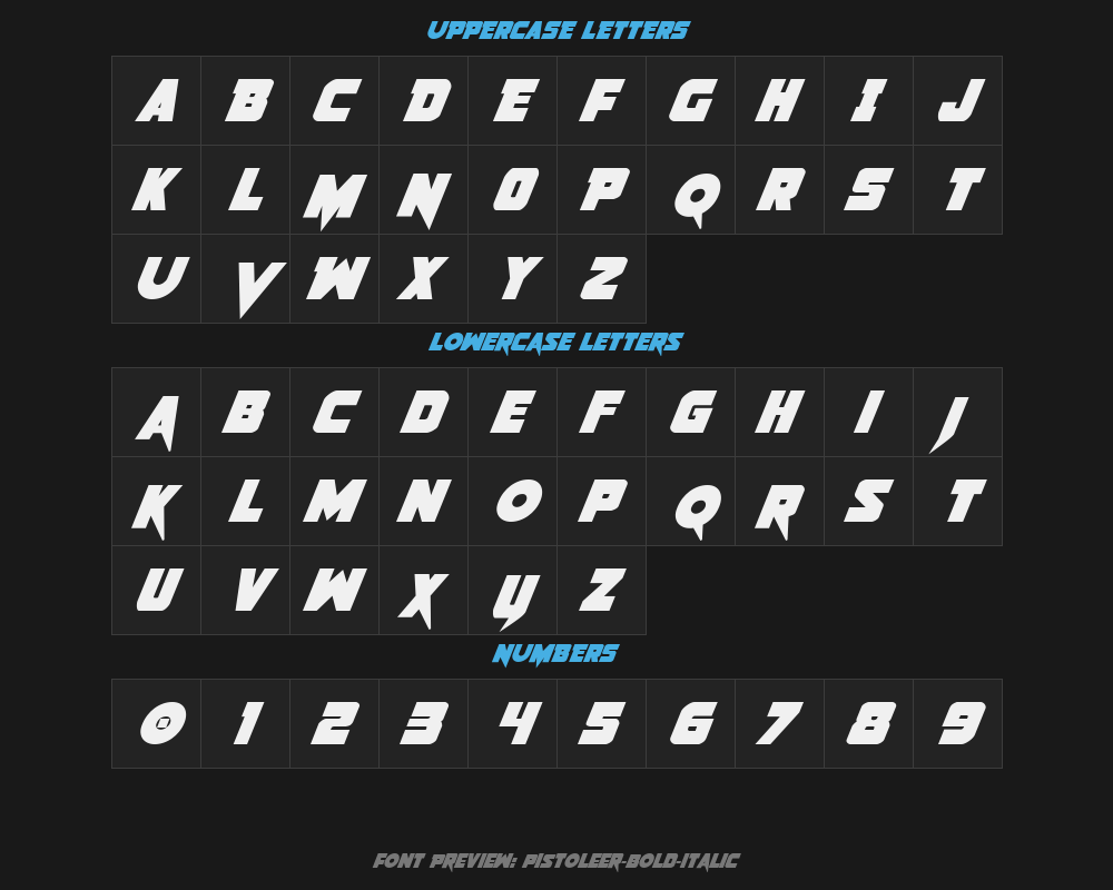 pistoleer-bold-italicPreview