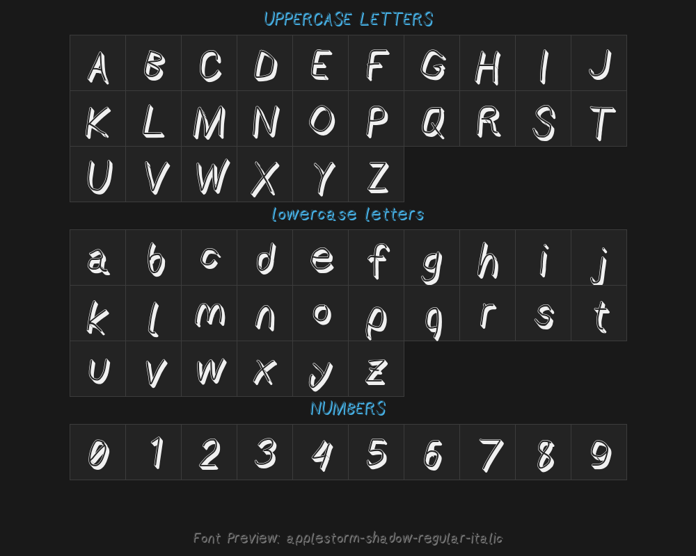 applestorm-shadow-regular-italicPreview