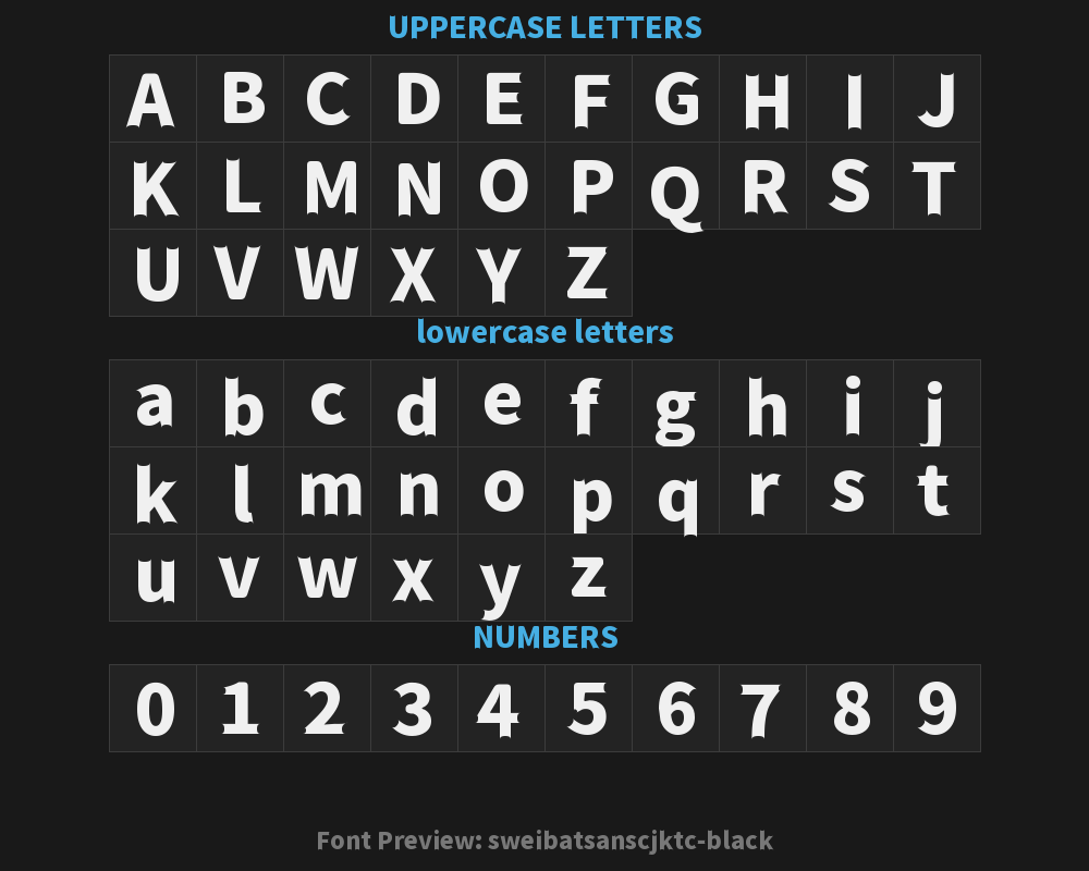 sweibatsanscjktc-blackPreview