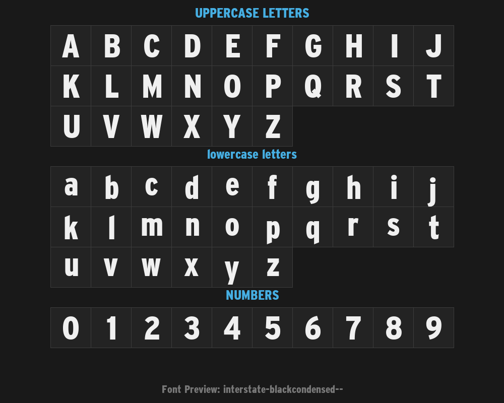 interstate-blackcondensed-1-Preview image