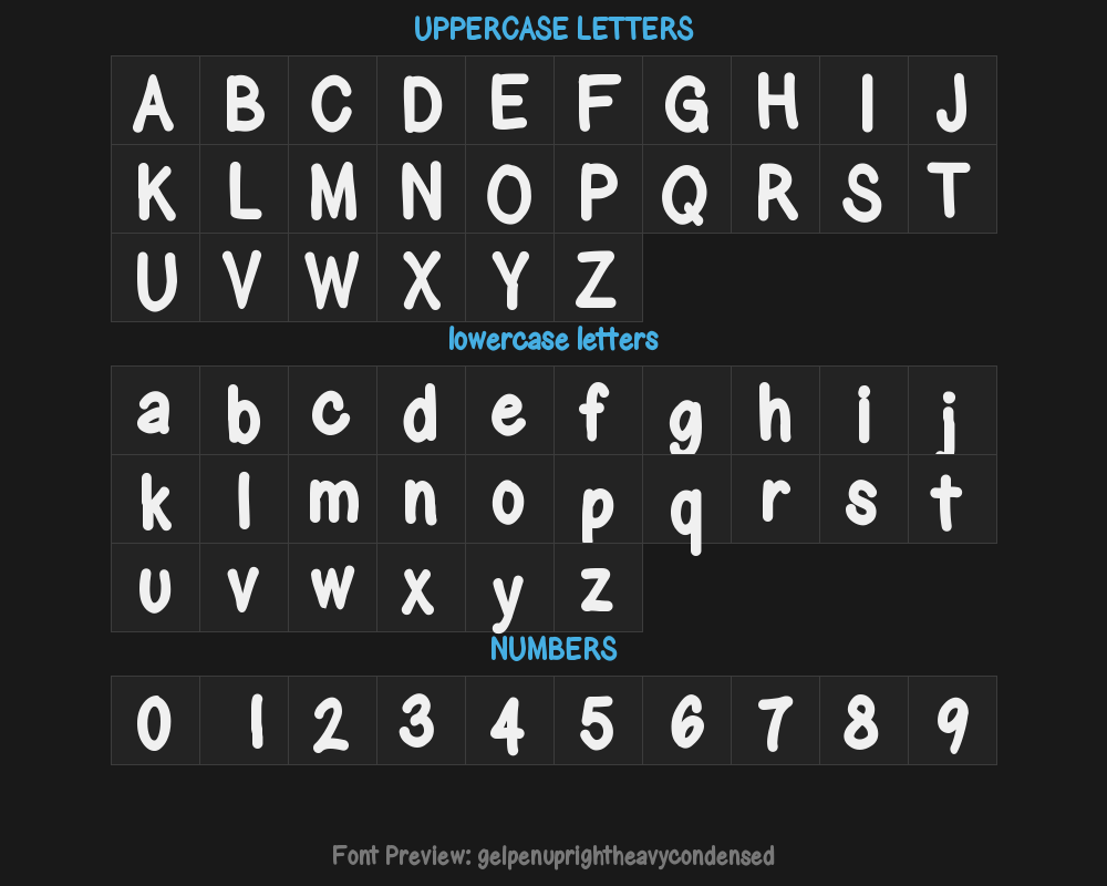 gelpenuprightheavycondensedPreview