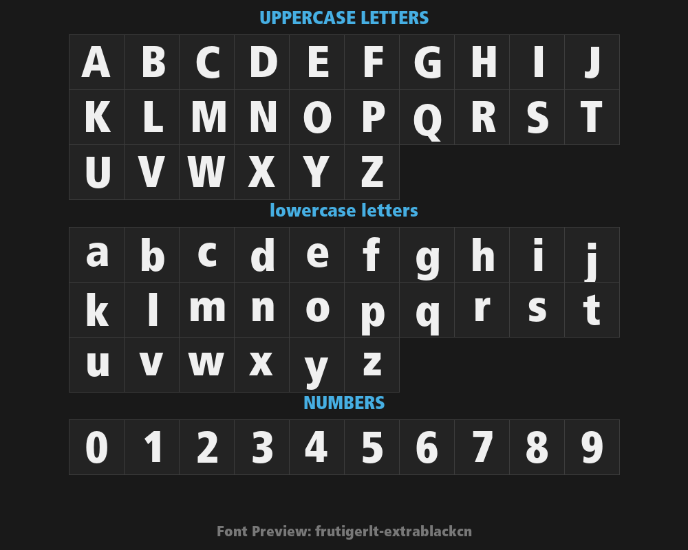 frutigerlt-extrablackcnPreview image