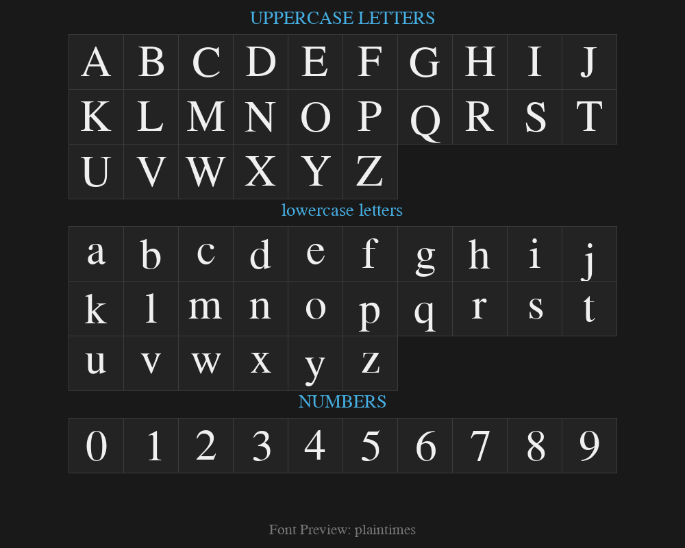 plaintimesPreview image