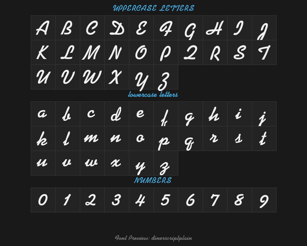 dinerscriptplainPreview