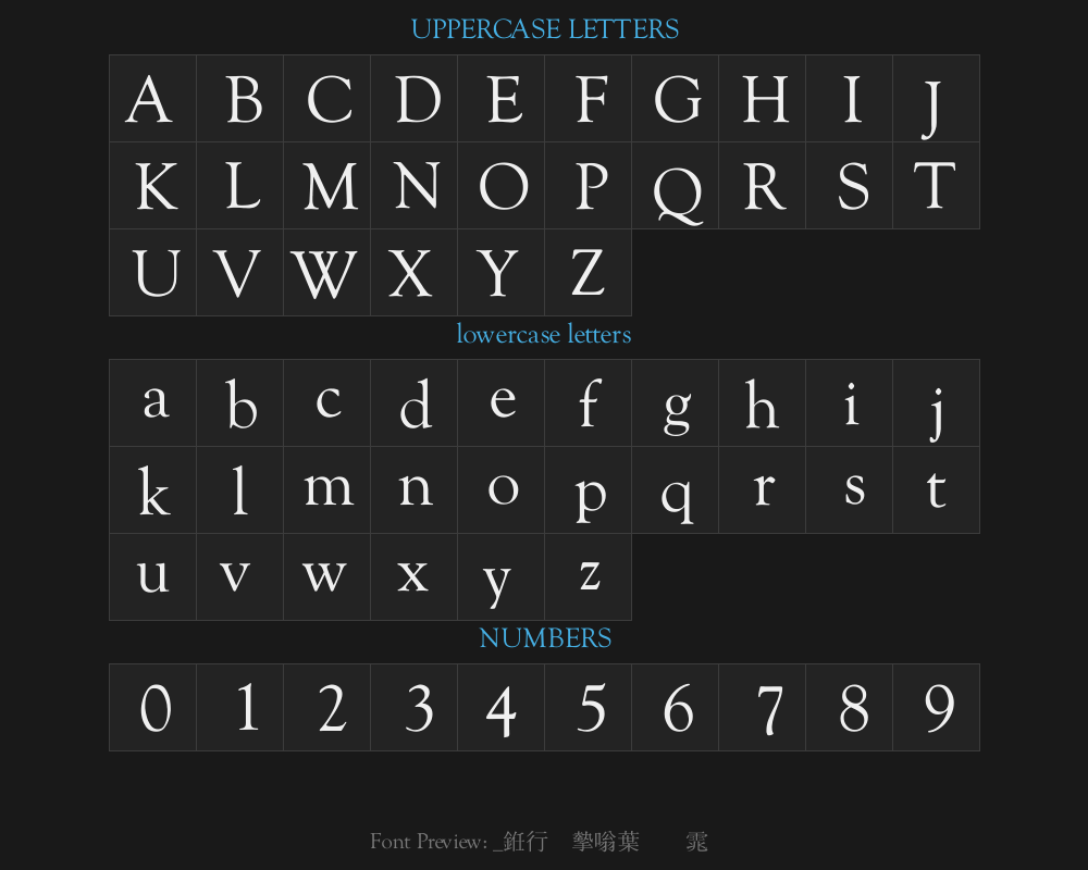 4297_ Calligraphist Zhongming typePreview