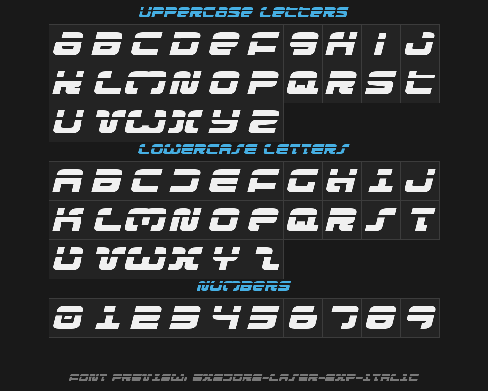 exedore-laser-exp-italicPreview