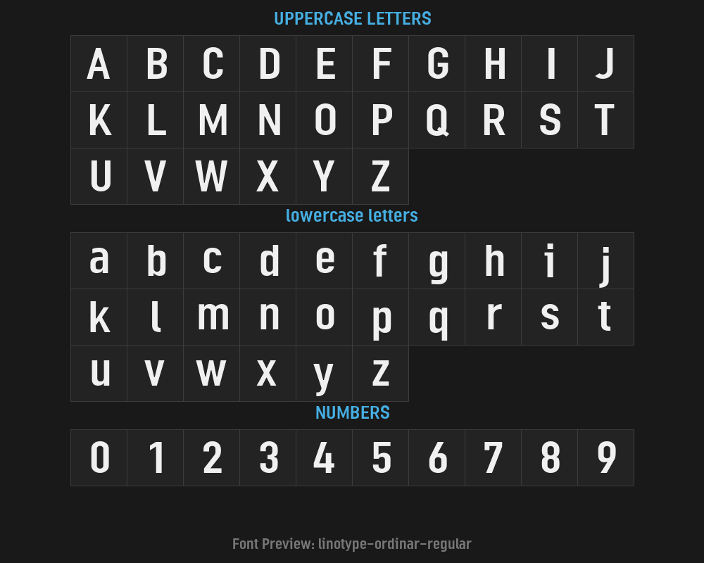 linotype-ordinar-regularPreview