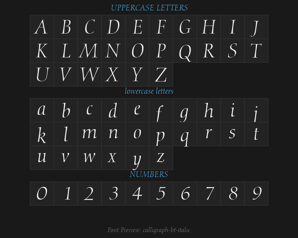 calligraph810-bt-italicPreview