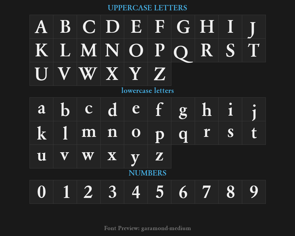 garamond-mediumPreview