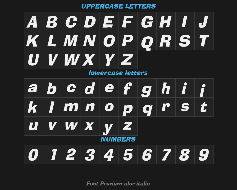 alor-italicPreview