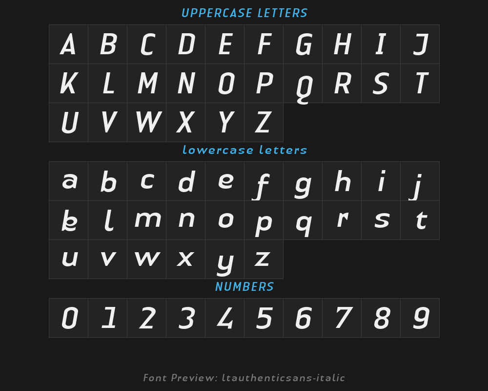 ltauthenticsans-italicPreview