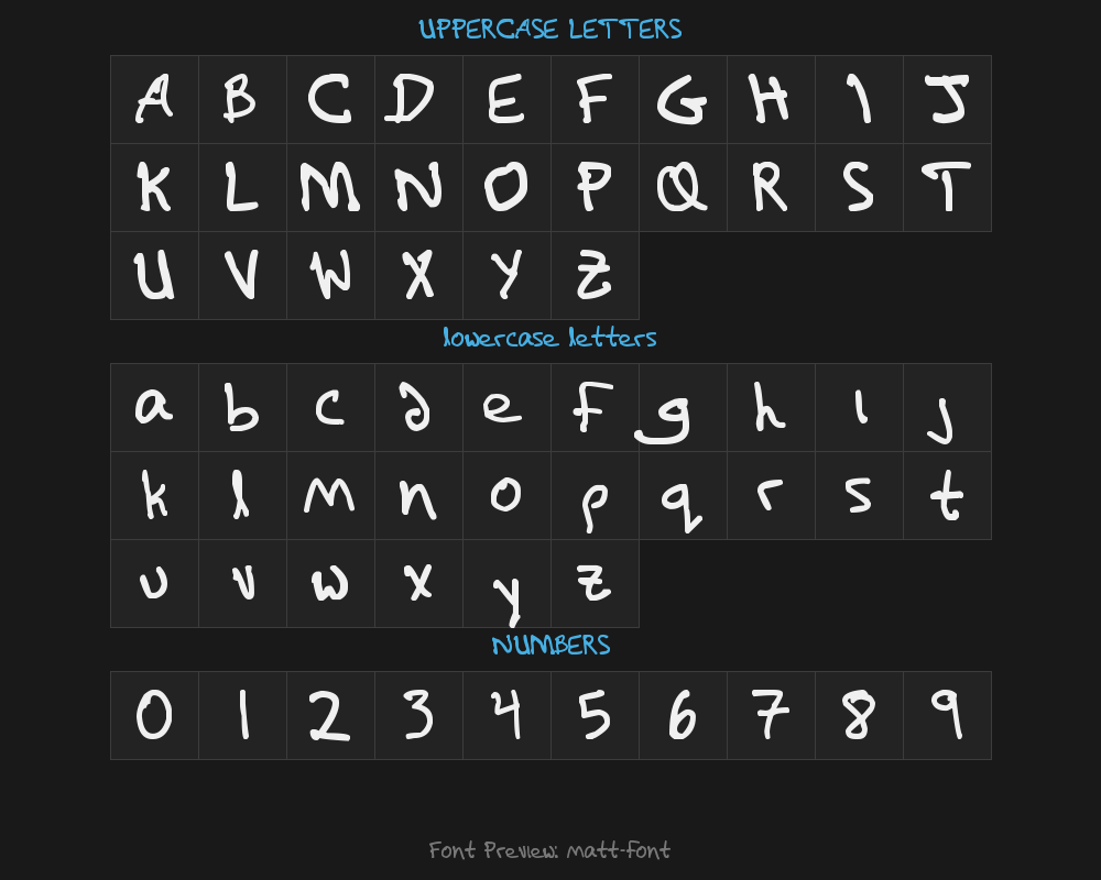 matt-fontPreview