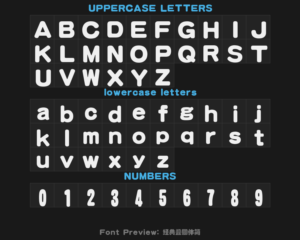 Classic Stacked Circular typePreview