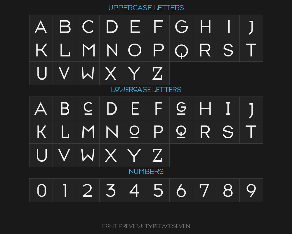 typefacesevenPreview