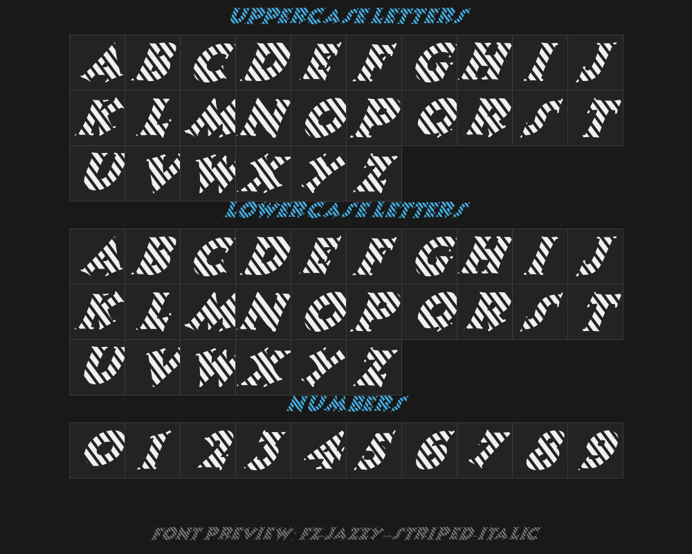 fz-jazzy-13-striped-italicPreview