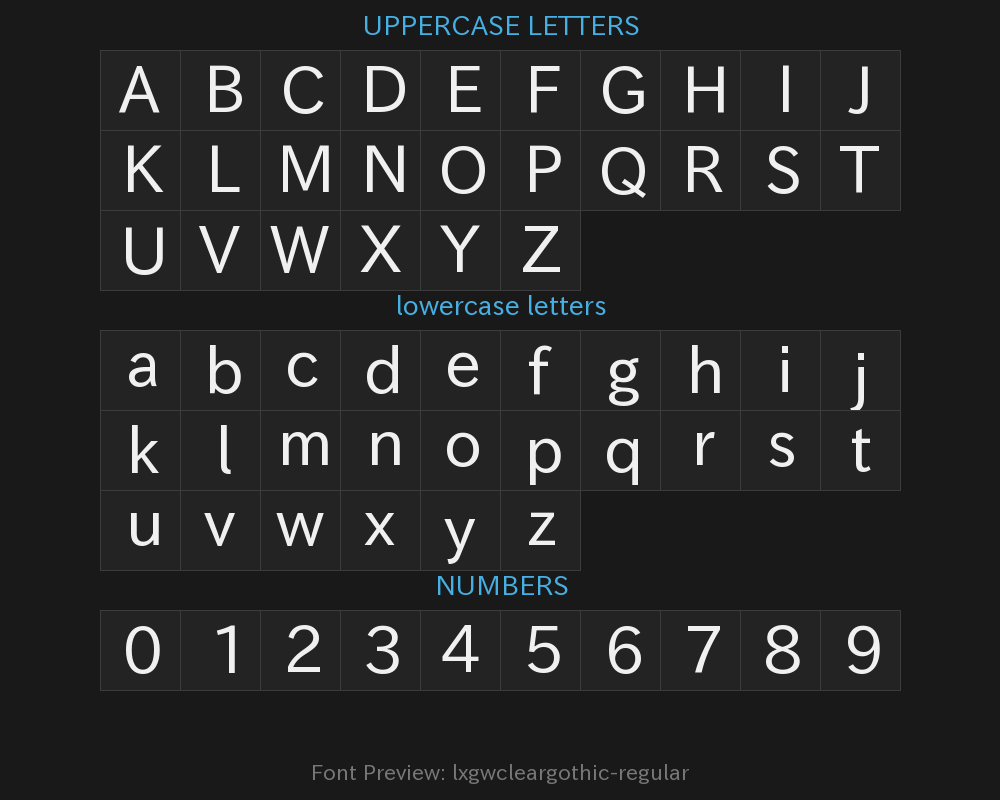 lxgwcleargothic-regularPreview