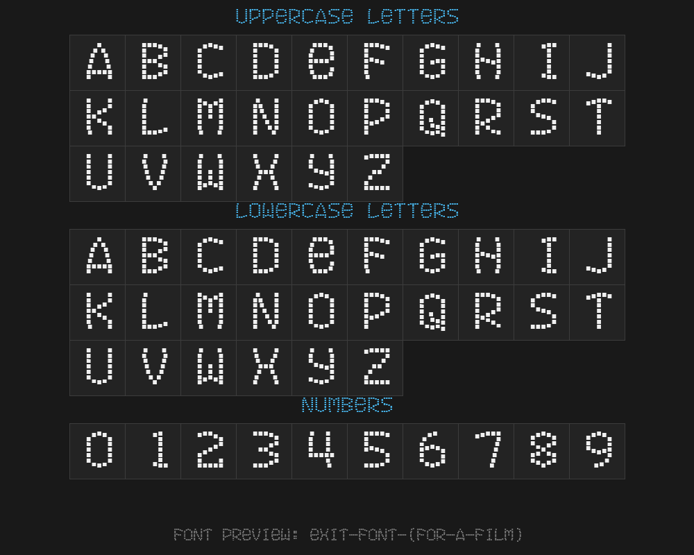 exit-font-(for-a-film)Preview