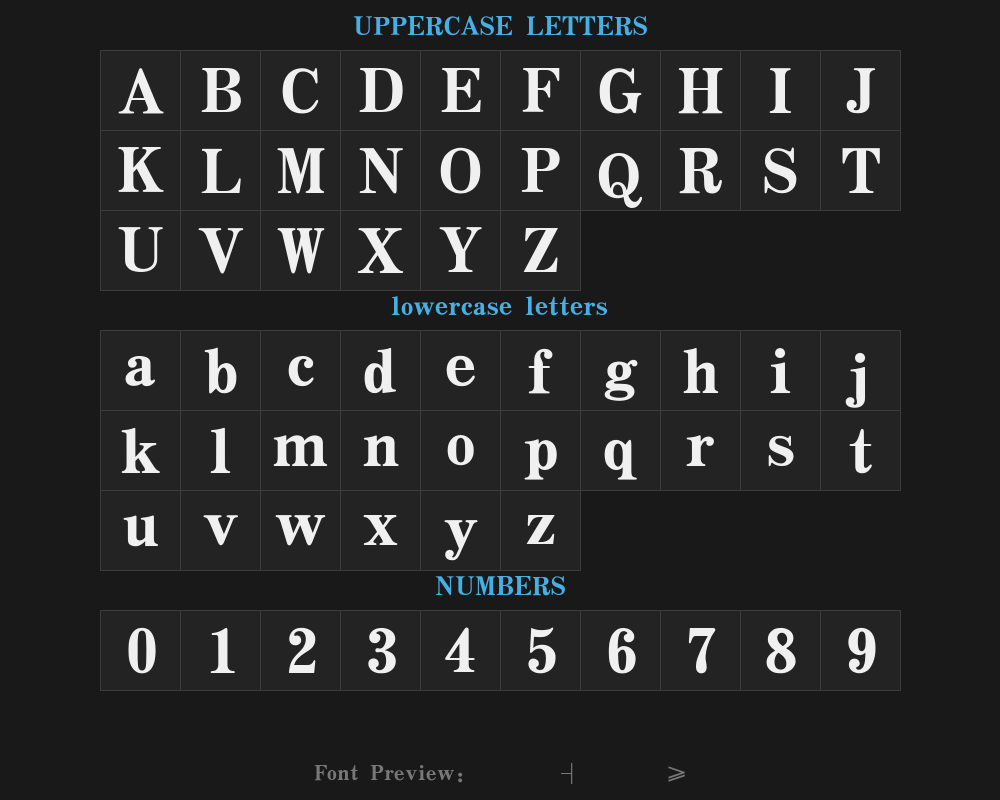║║╥╟┤╓╦╬╝≥Preview image