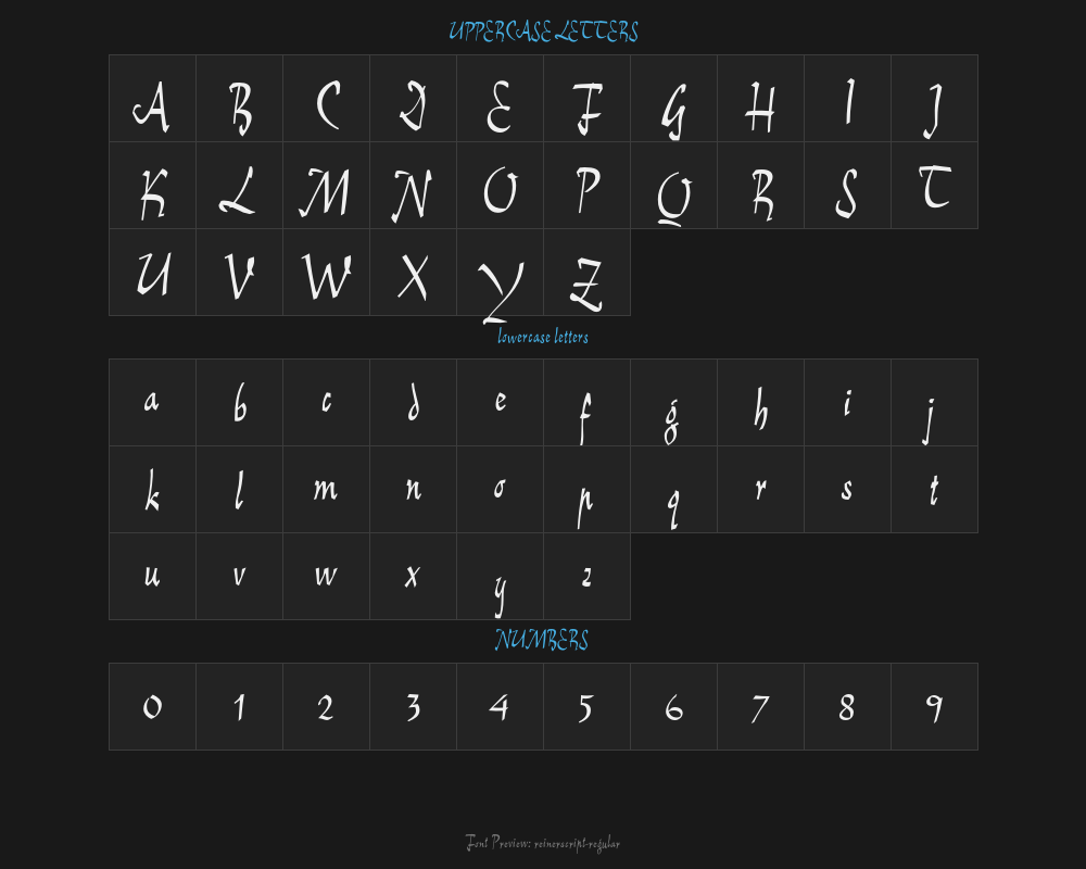 reinerscript-regularPreview