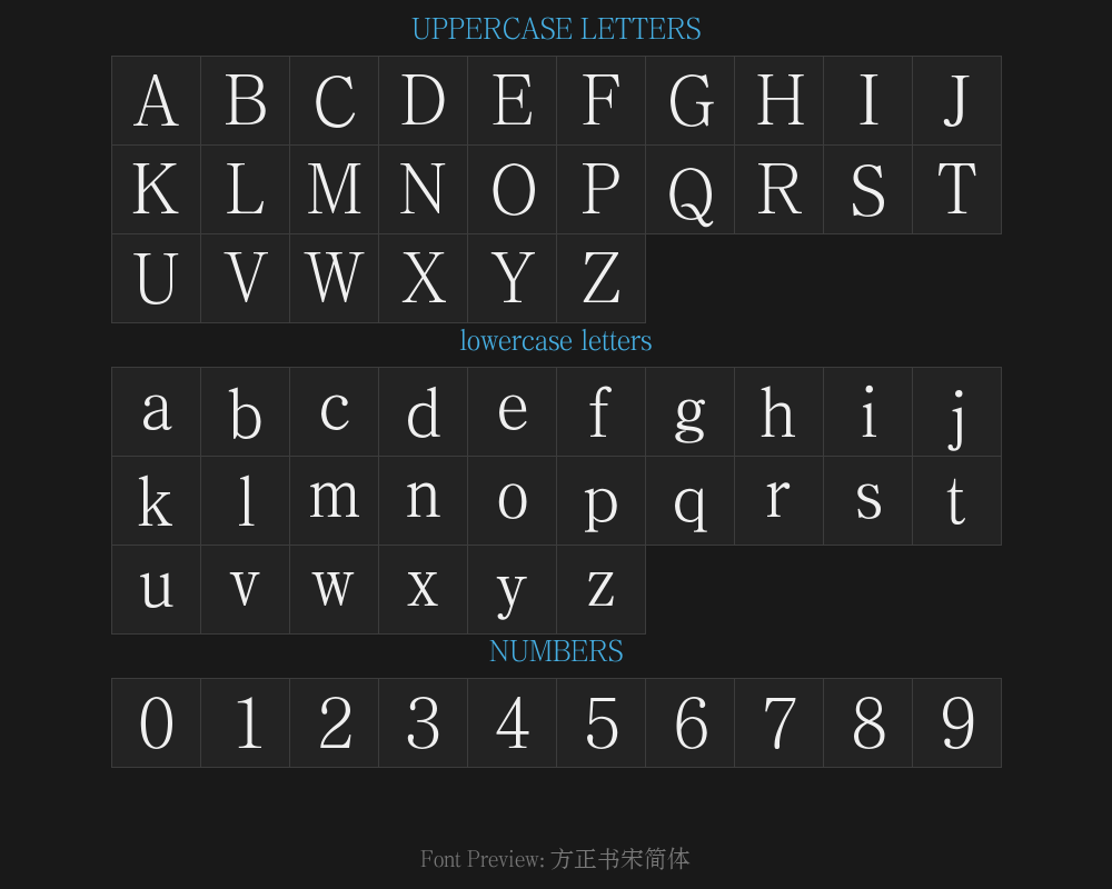 Fang Zhengshu Song Dynasty Simplified ChinesePreview