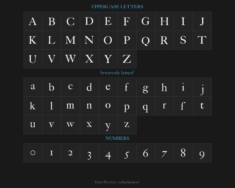 caslonbookwfPreview