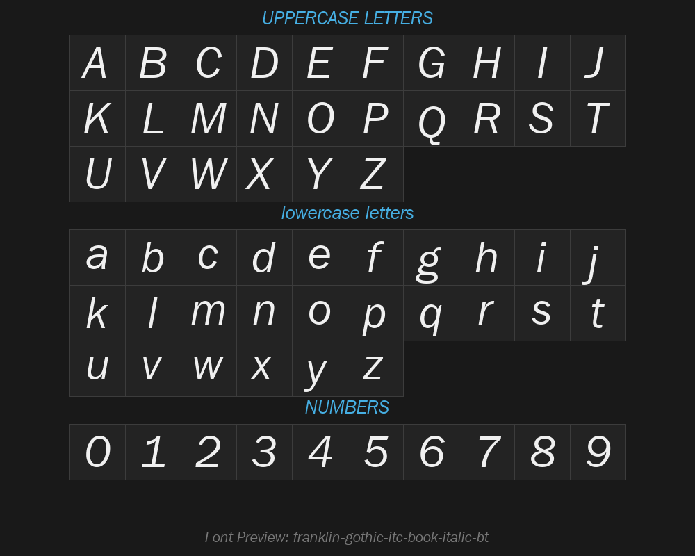 franklin-gothic-itc-book-italic-btPreview
