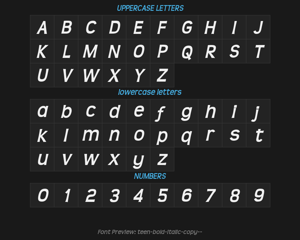 teen-bold-italic-copy-2-Preview