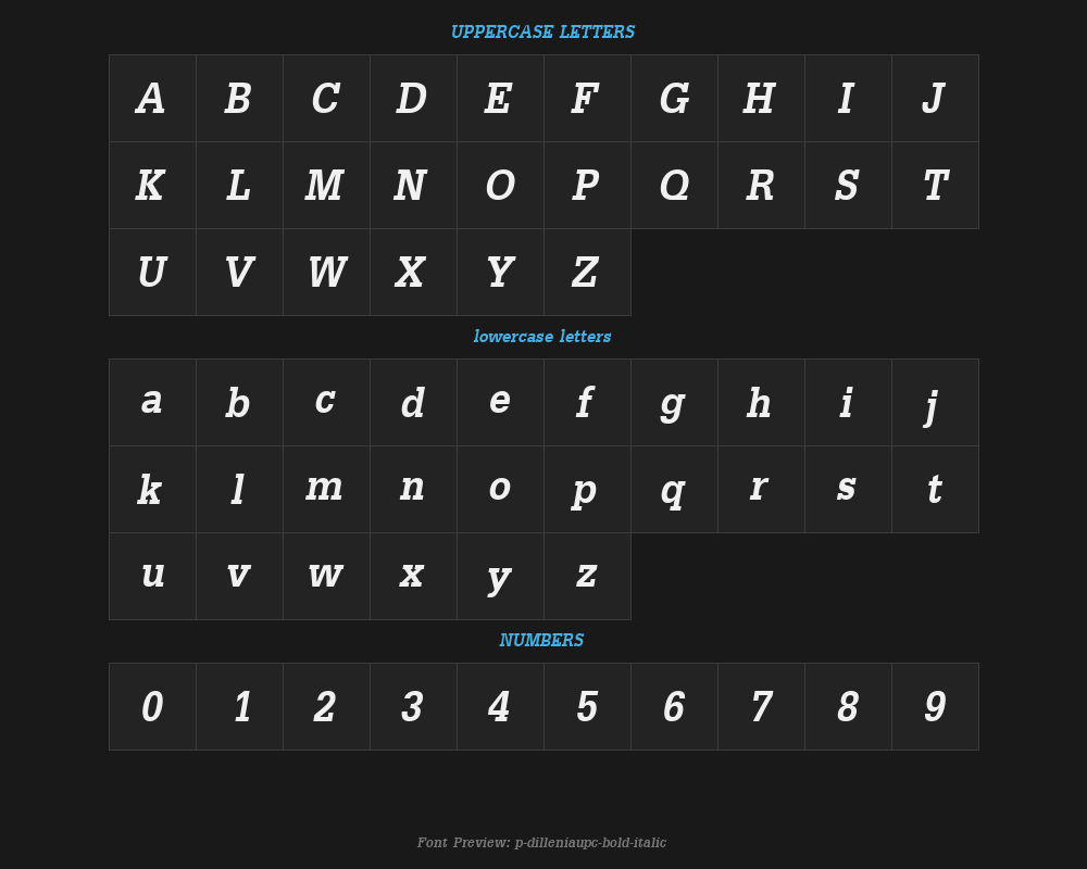 p5-dilleniaupc-bold-italicPreview