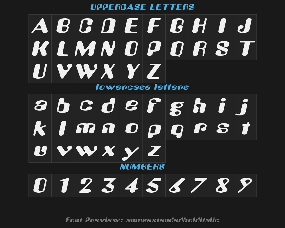 amosextendedbolditalicPreview