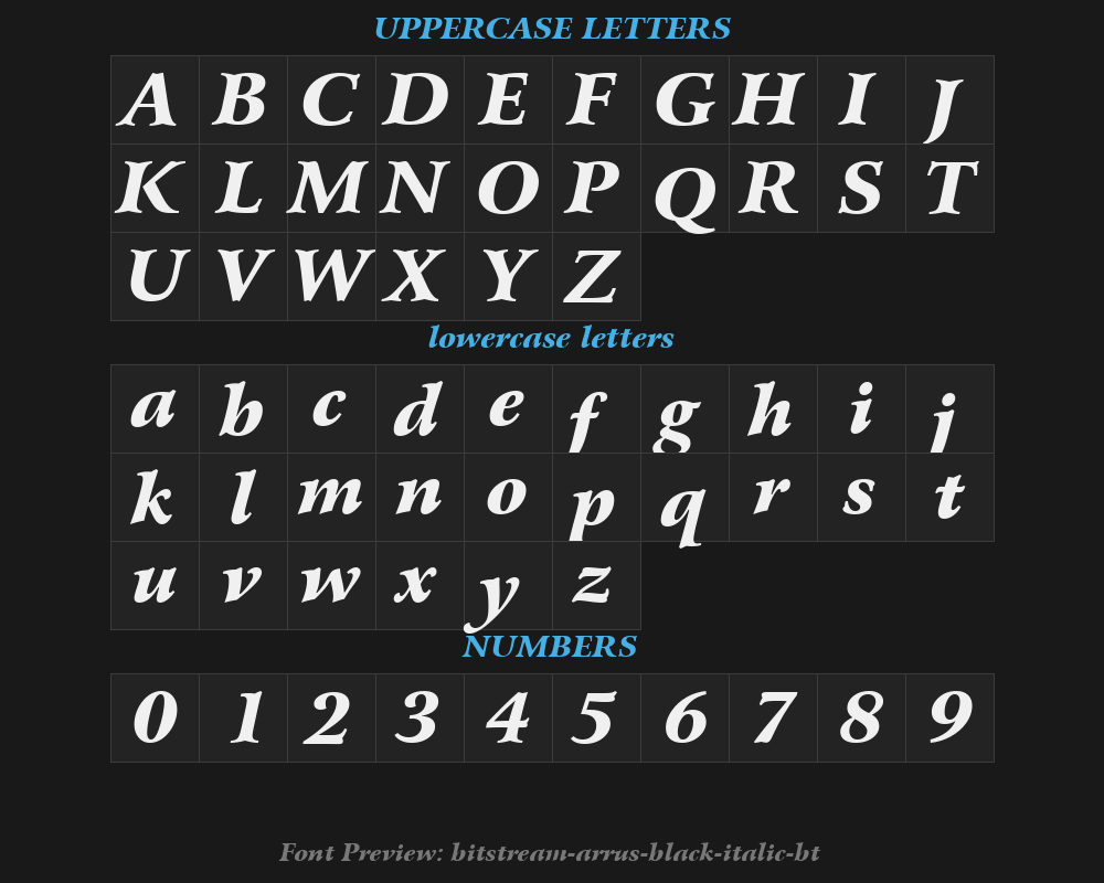 bitstream-arrus-black-italic-btPreview