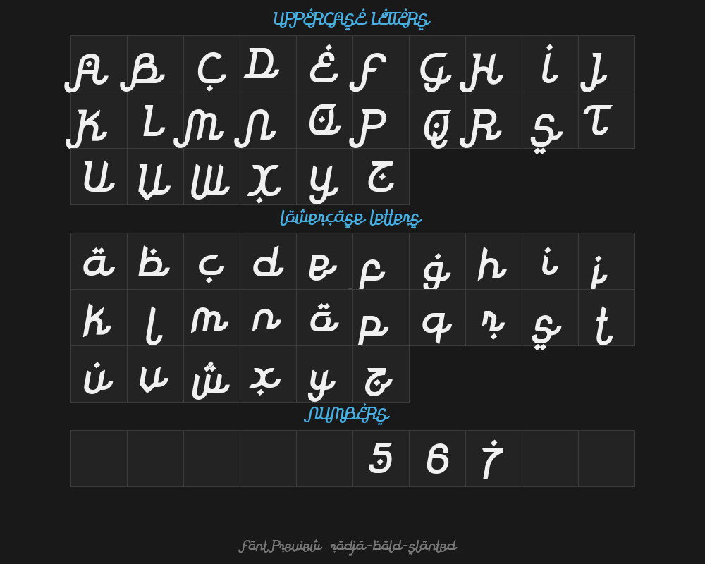 rodja-bold-slantedPreview image