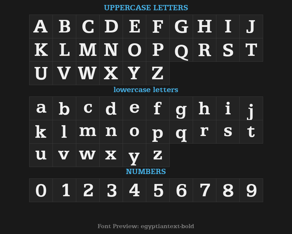 egyptiantext-boldPreview