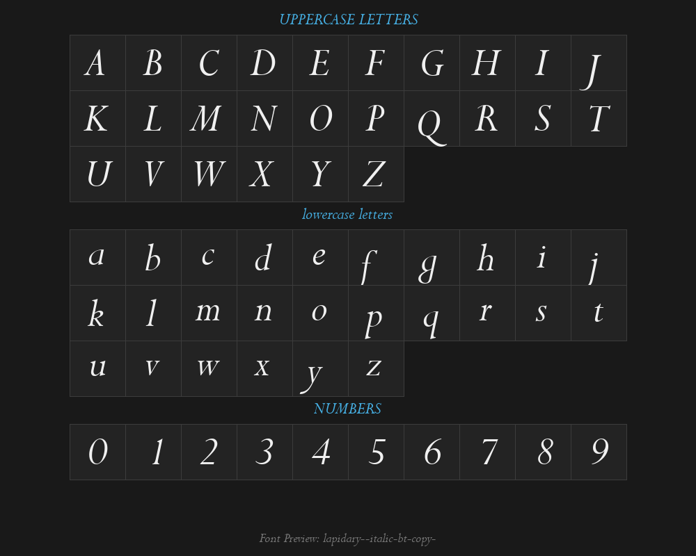 lapidary-333-italic-bt-copy-2Preview