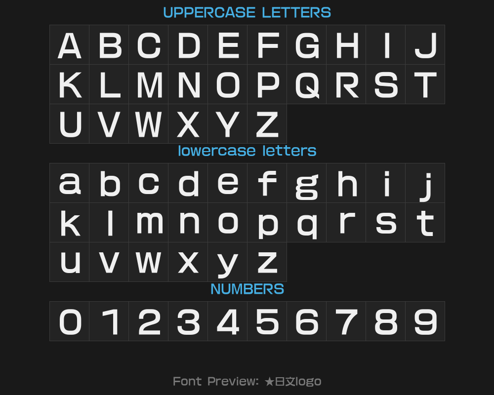 ★ Japanese logoPreview