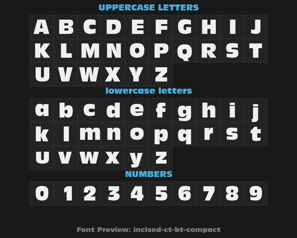 incised901-ct-bt-compactPreview image
