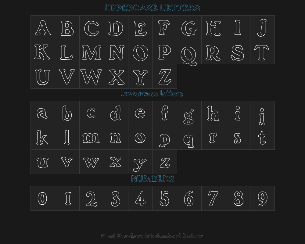 frankenfont-hollowPreview image