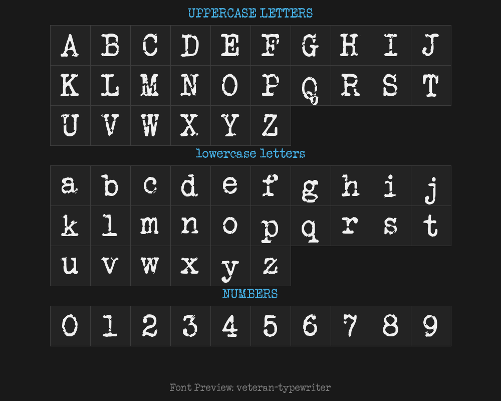 veteran-typewriterPreview