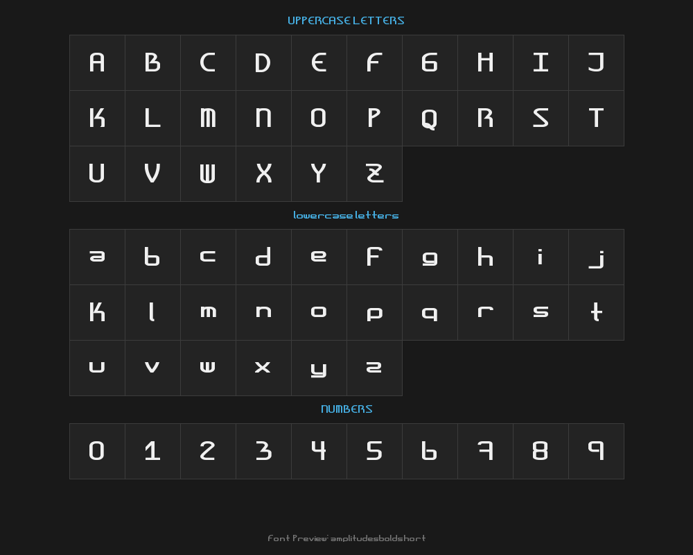 amplitudesboldshortPreview