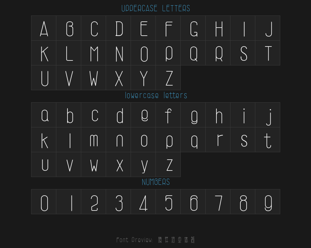 Tengxiang Xiangsi typePreview
