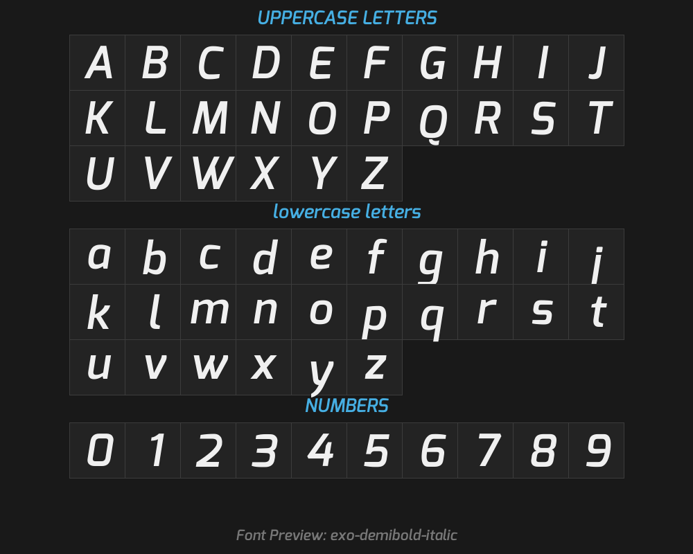 exo-demibold-italicPreview