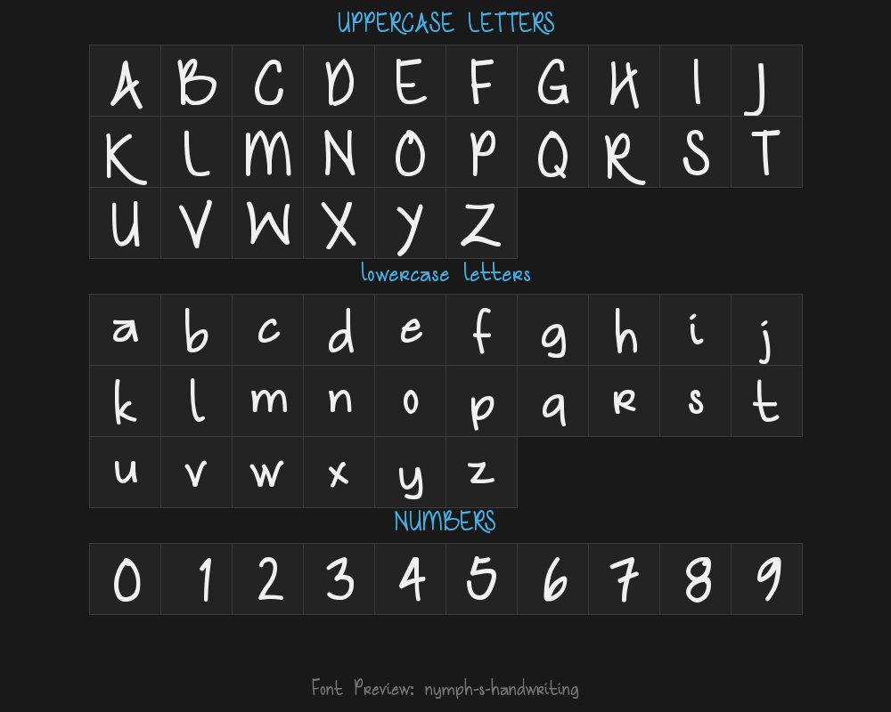 nymph-s-handwritingPreview