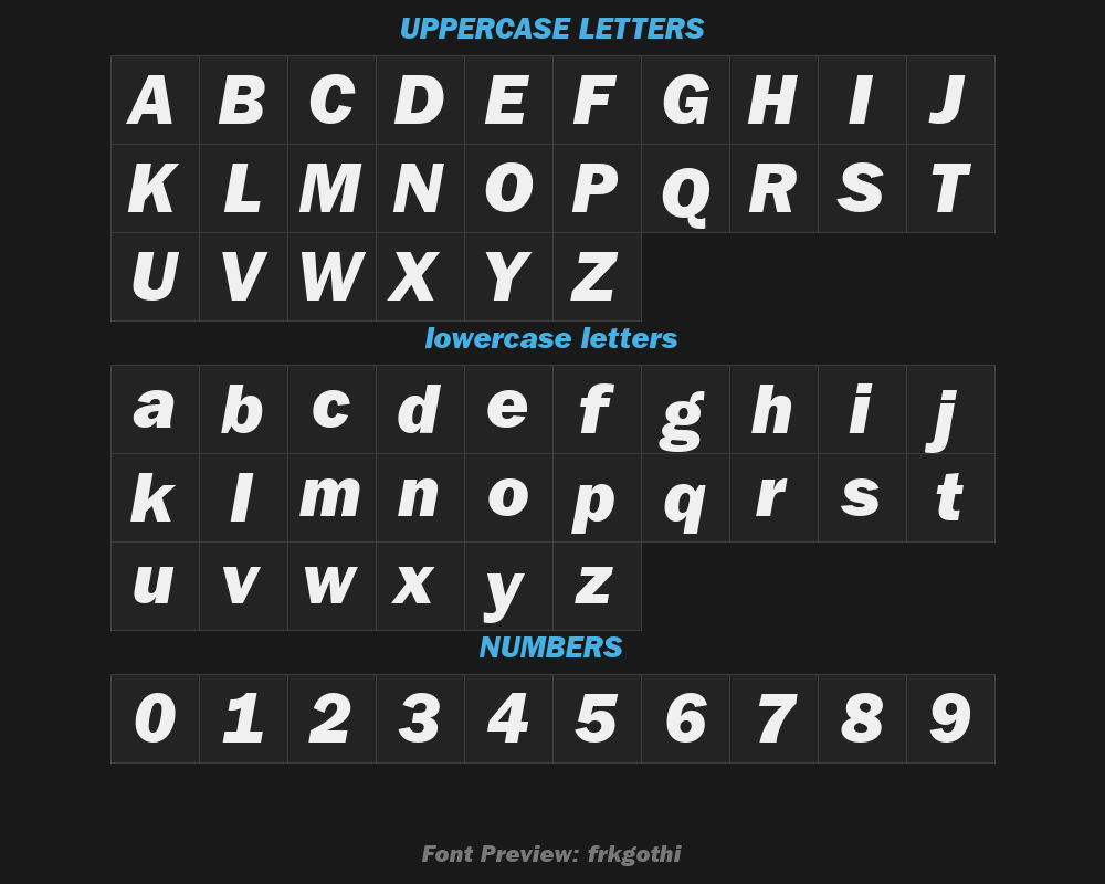 frkgothiPreview image