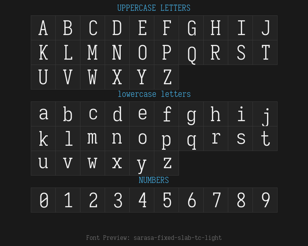sarasa-fixed-slab-tc-lightPreview