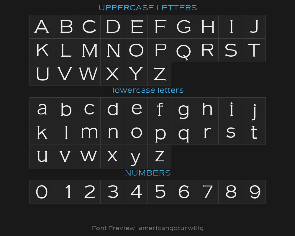 americangoturwtligプレビュー