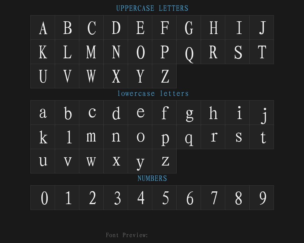 Great Wall Black typePreview image