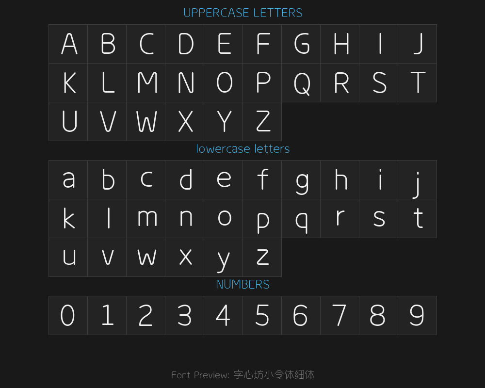 Zixinfang Xiaoling typePreview