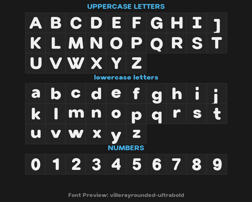 villerayrounded-ultraboldPreview