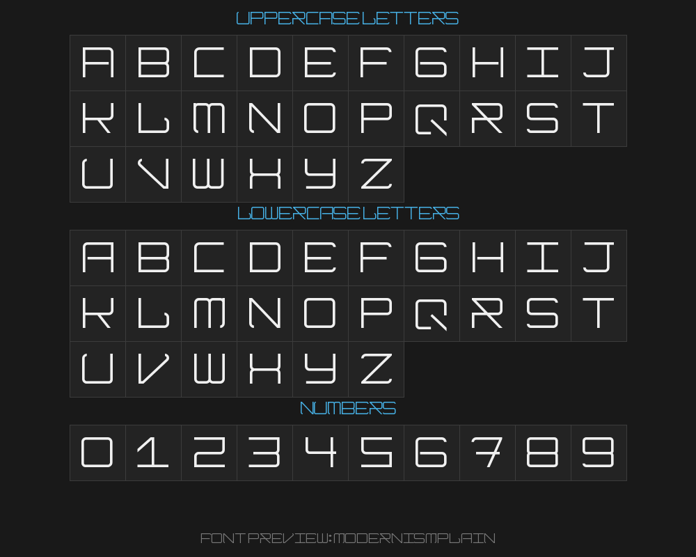 modernismplainPreview