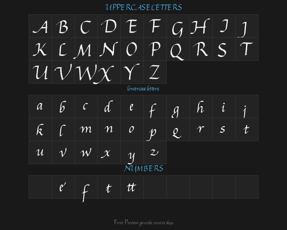gourdie-cursive-deuxPreview