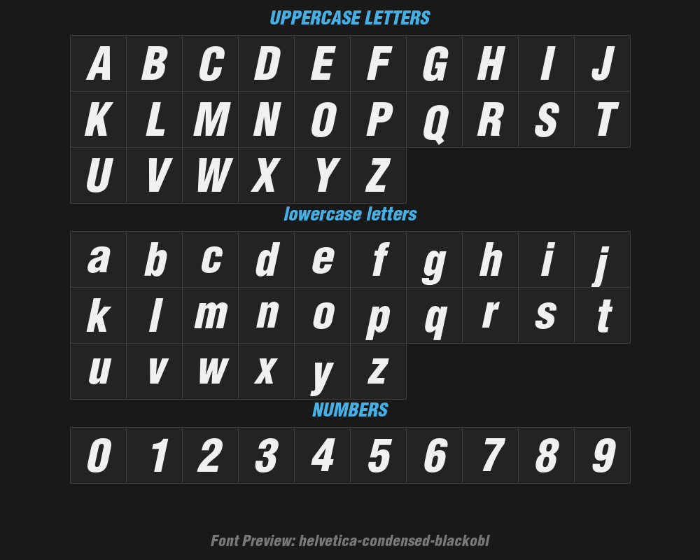 helvetica-condensed-blackoblPreview
